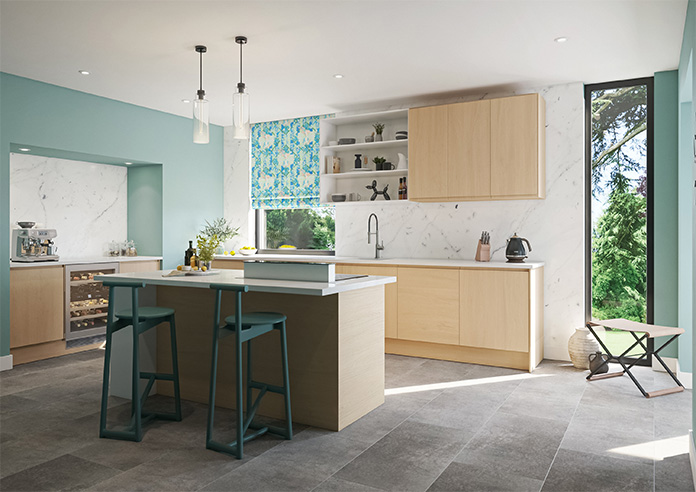 Faded Glamour, Absinthe Stripe - Roman Blind - Image 6